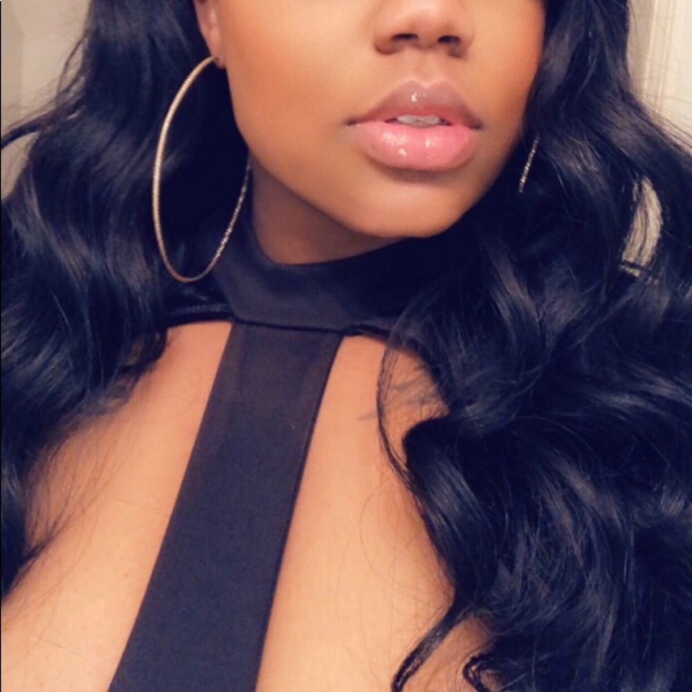 Velvety Black Fashion Nova Jumpsuit! (Fitted)
